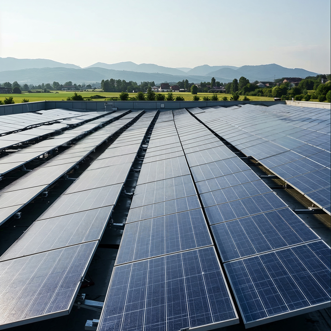 fotovoltaico-industriale-pannelli-a-terra impianto fotovoltaico industriale